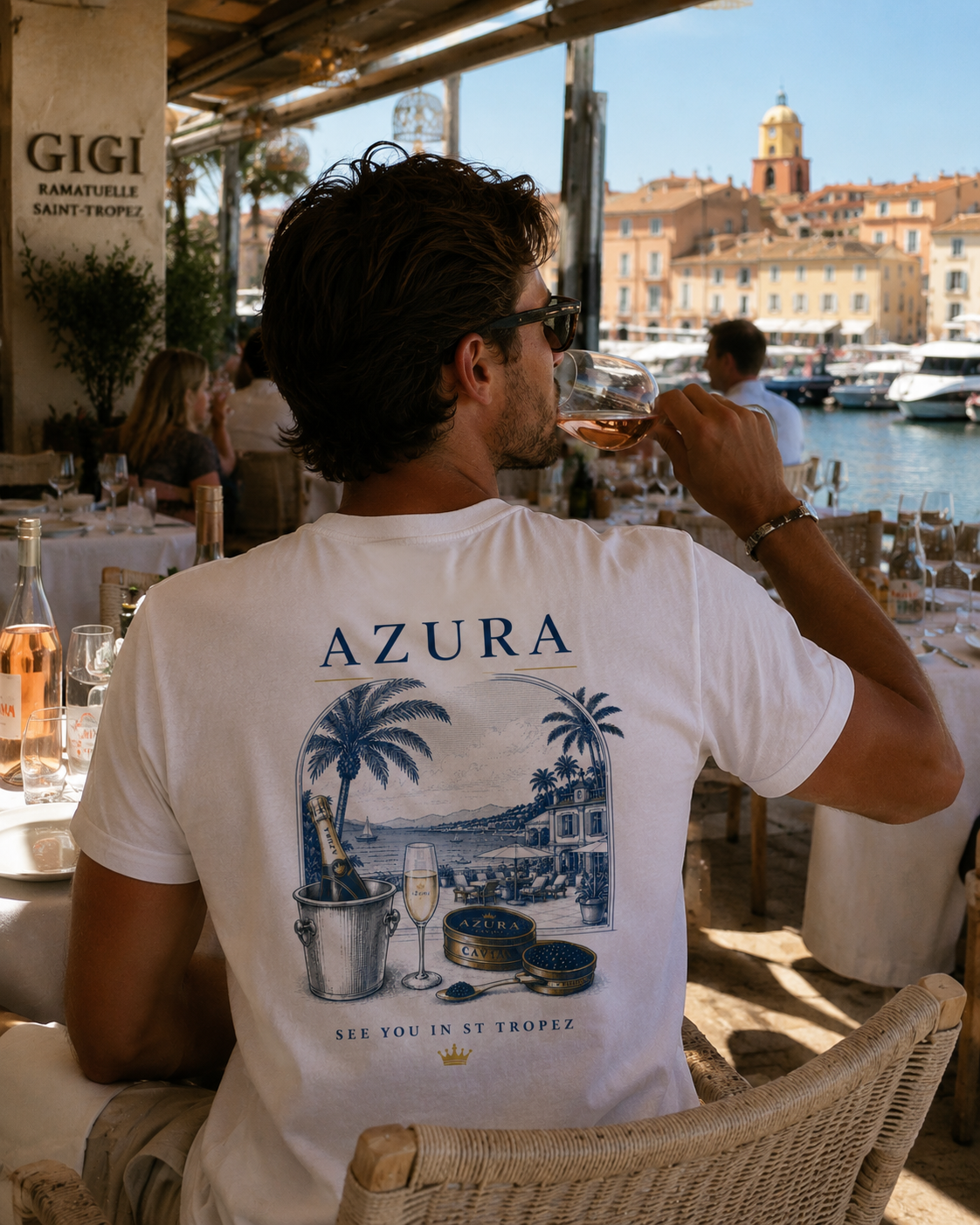 T-shirt “AZURA – St Tropez Escape”